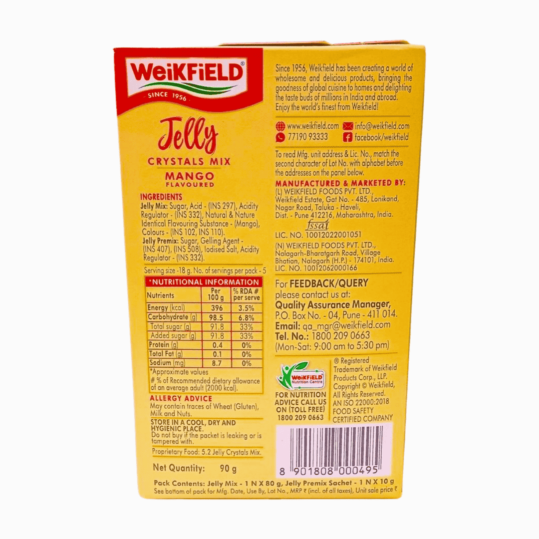 Weikfield Jelly Crystal Mix - 90g - Image 11