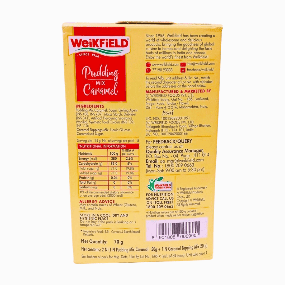 Pudding Mix Caramel - 70g - Image 2