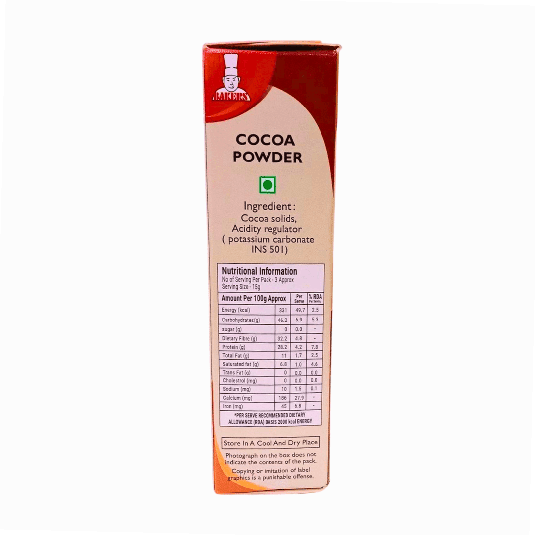 Baker’s Cocoa Powder - 50g - Image 2